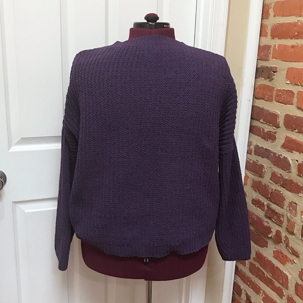 Universal Thread Matte Chenille Cable Knit Sweater - image 5